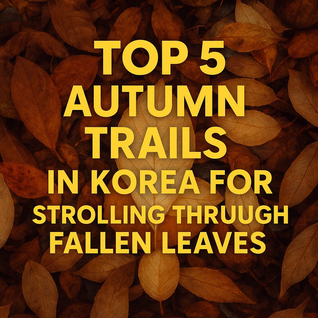 Top 5 Autumn Trails in Korea