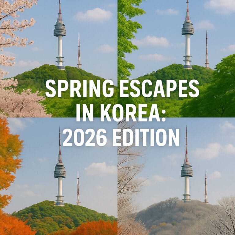 Namsan Tower through different seasons