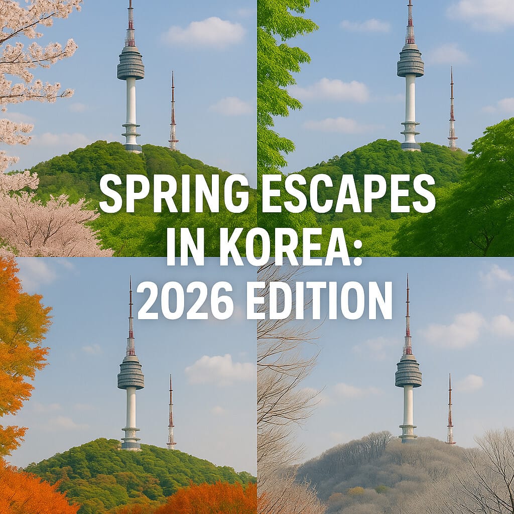 Namsan Tower through different seasons