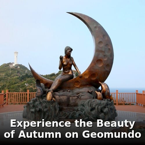 Mermaid statue on crescent moon